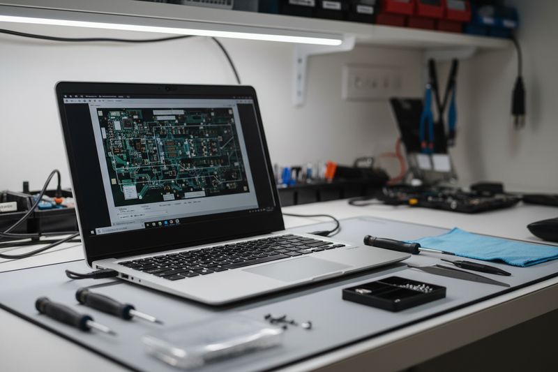 open cover laptop before service 